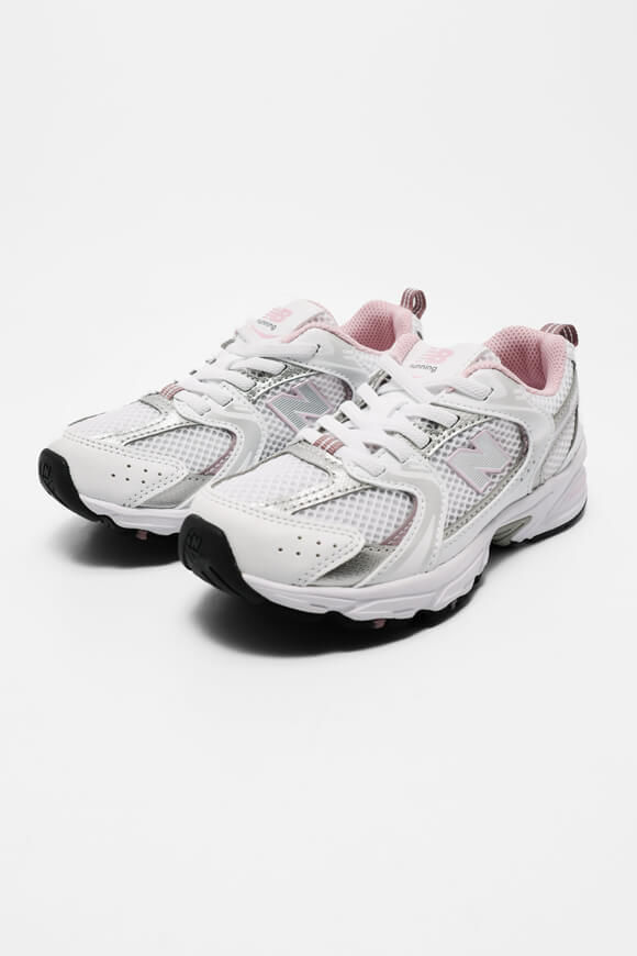 New Balance PZ530GK Kids Sneaker | White + Pink + Silver | Mädchen  | EU31 von New Balance