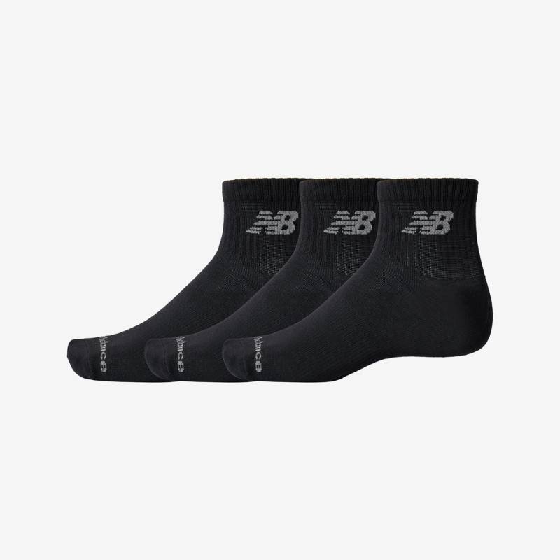 New Balance Performance Basic Ankle 3 Pack  Unisex, schwarz, Grösse: S von New Balance