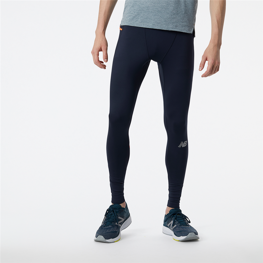 New Balance Printed Impact Run Tight Fitted Herren, blau, Grösse: S von New Balance