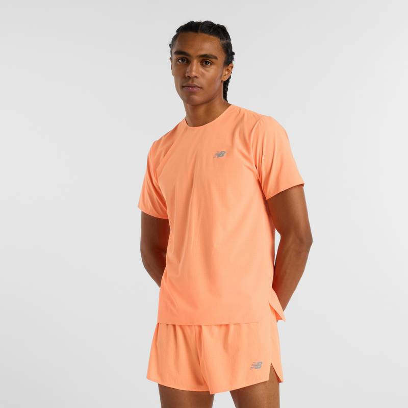 New Balance Race Day Ultra Light T-Shirt Regular Fit Herren, orange, Grösse: XS von New Balance