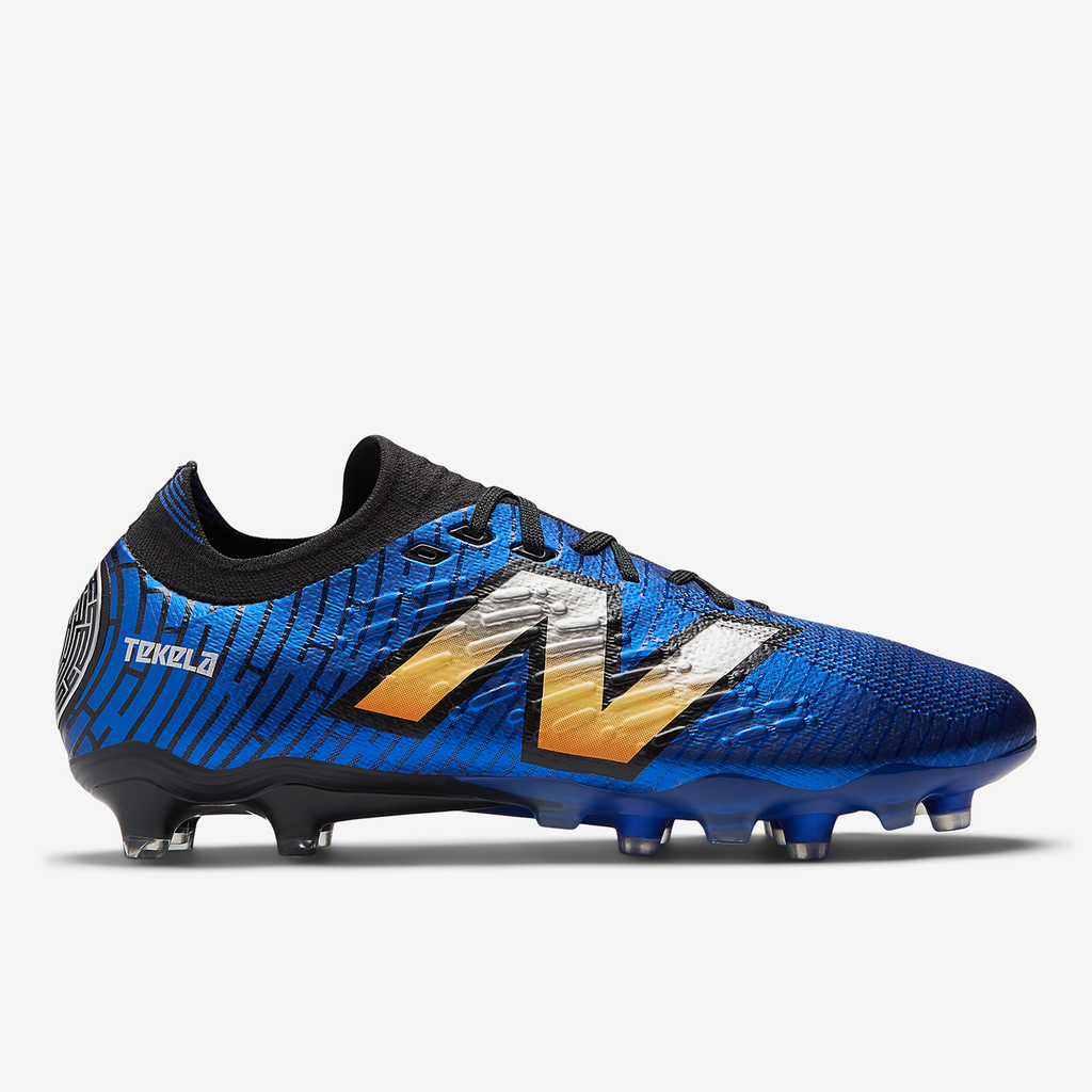 New Balance M Tekela Low Pro FG Labyrinth Nockenschuhe Herren, blau, Grösse: 40 von New Balance