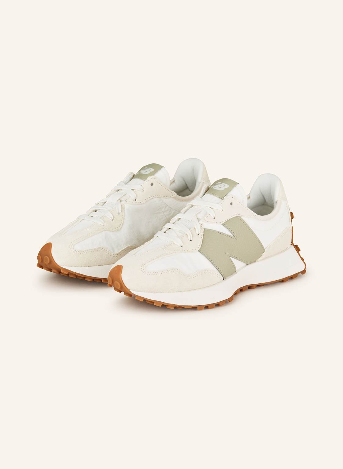 New Balance Sneaker 327 weiss von New Balance