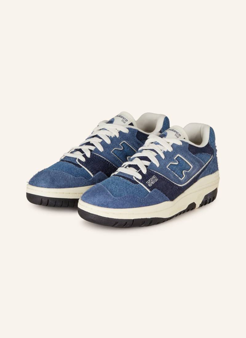 New Balance Sneaker 550 blau von New Balance