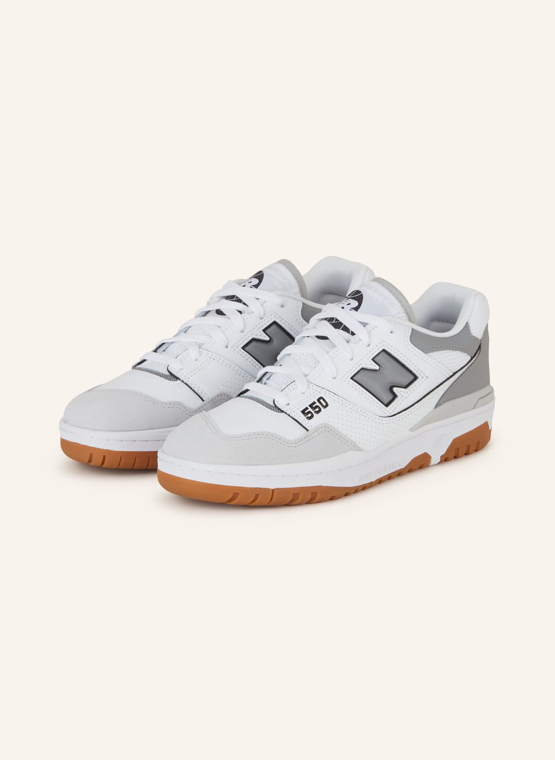 New Balance Sneaker 550 weiss von New Balance