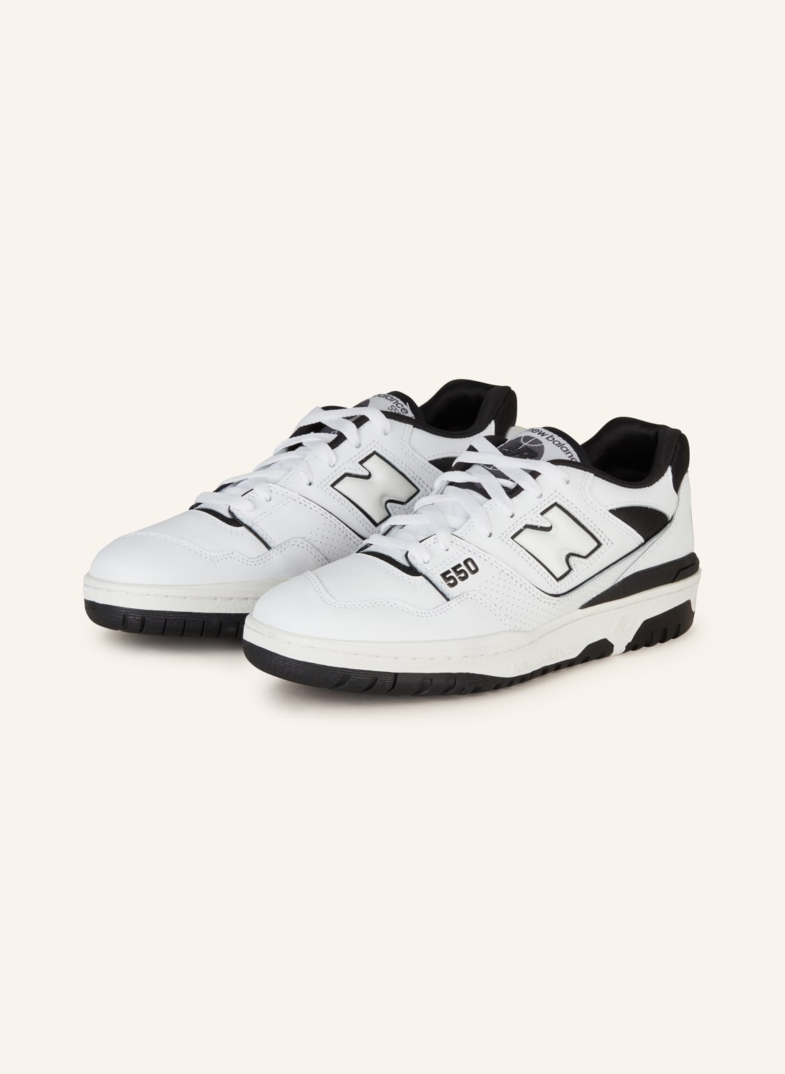 New Balance Sneaker 550 weiss von New Balance