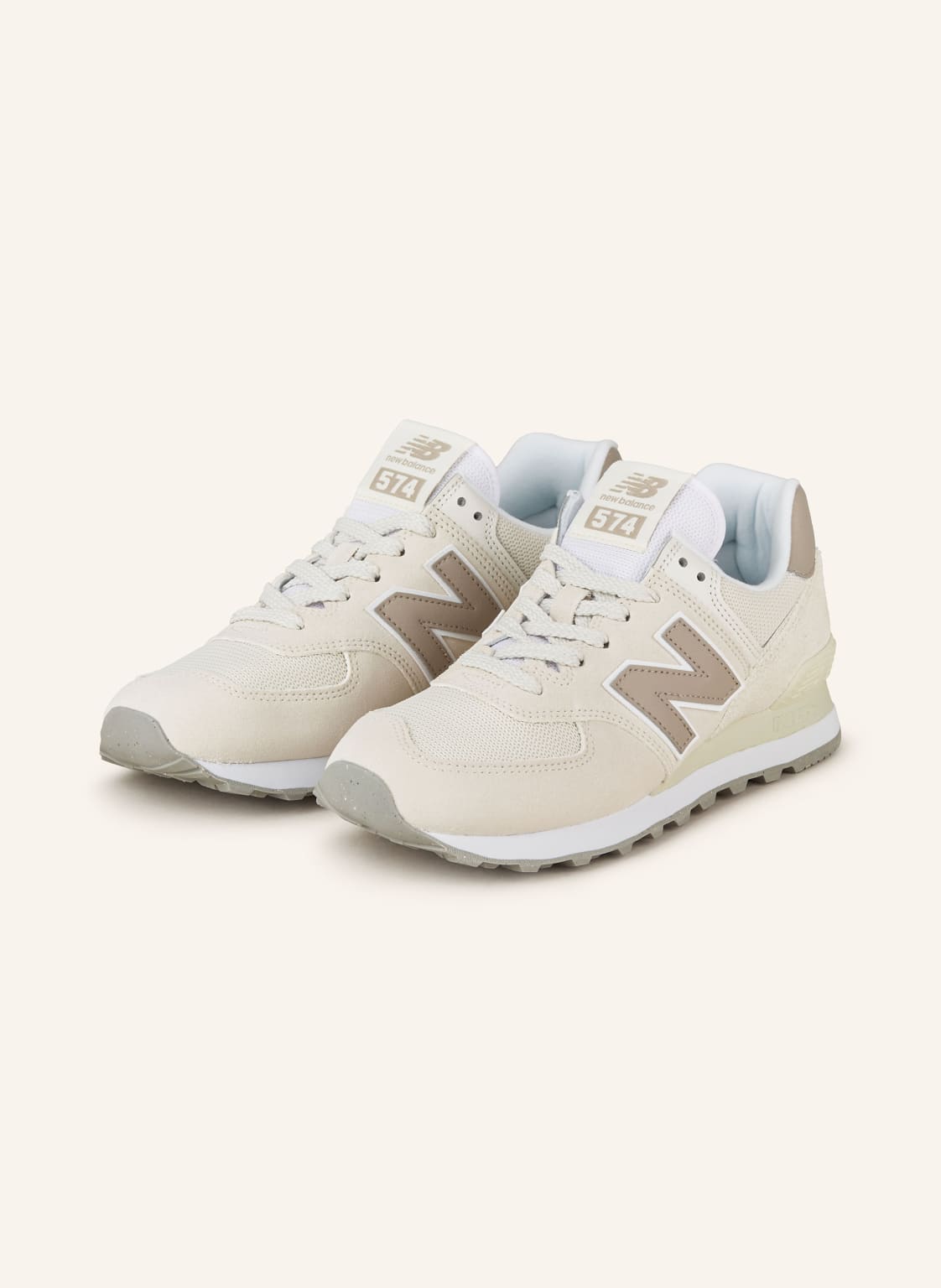 New Balance Sneaker 574 beige von New Balance