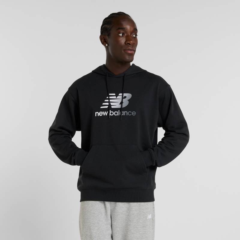 New Balance Sport Essentials Gradient Logo Hoodie Relaxed Fit Herren, schwarz, Grösse: XS von New Balance