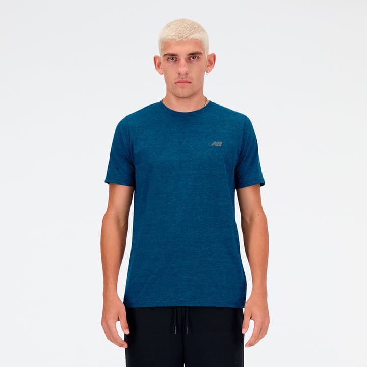 New Balance Sport Essentials Heathertech T-Shirt T-Shirt dunkelblau von New Balance