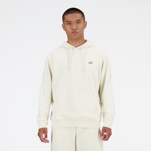 New Balance Sport Essentials Small Logo French Terry Hoodie - beige (Grösse: L) von New Balance