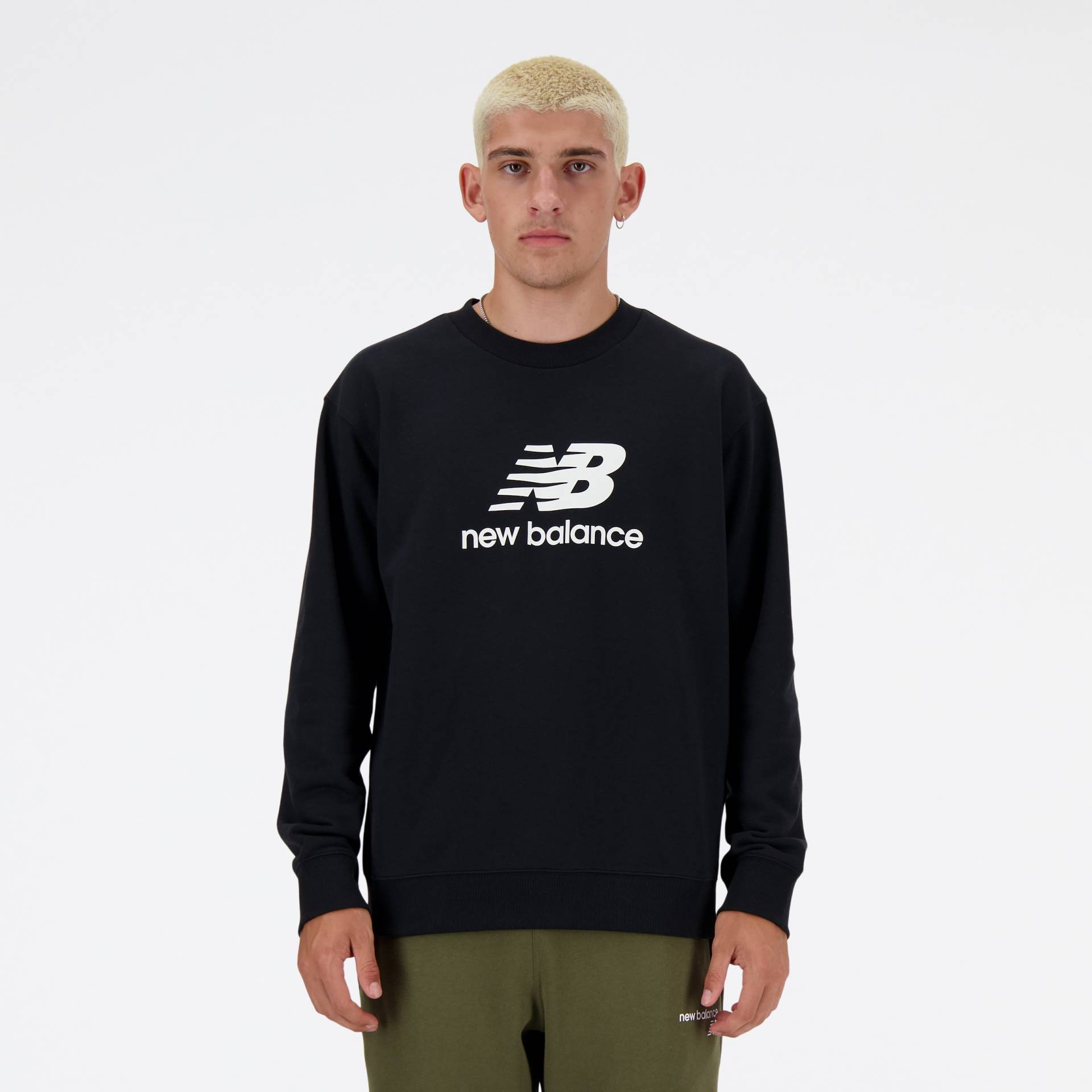 New Balance Sweatshirt »SPORT ESSENTIALS FRENCH TERRY LOGO CREW« von New Balance