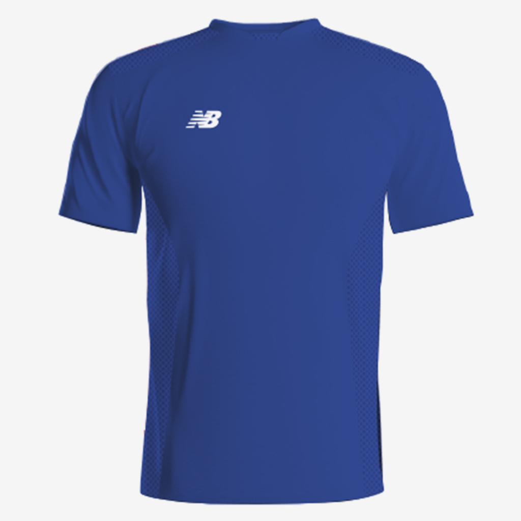 New Balance TW Training SS Jersey Regular Fit Herren, blau, Grösse: S von New Balance