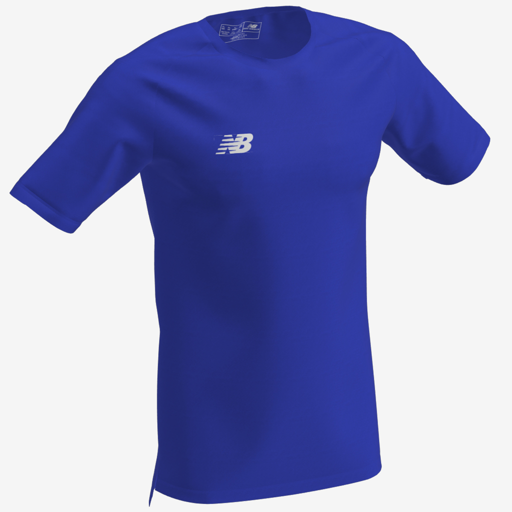 New Balance TW Training SS Jersey Regular Fit Herren, blau, Grösse: S von New Balance