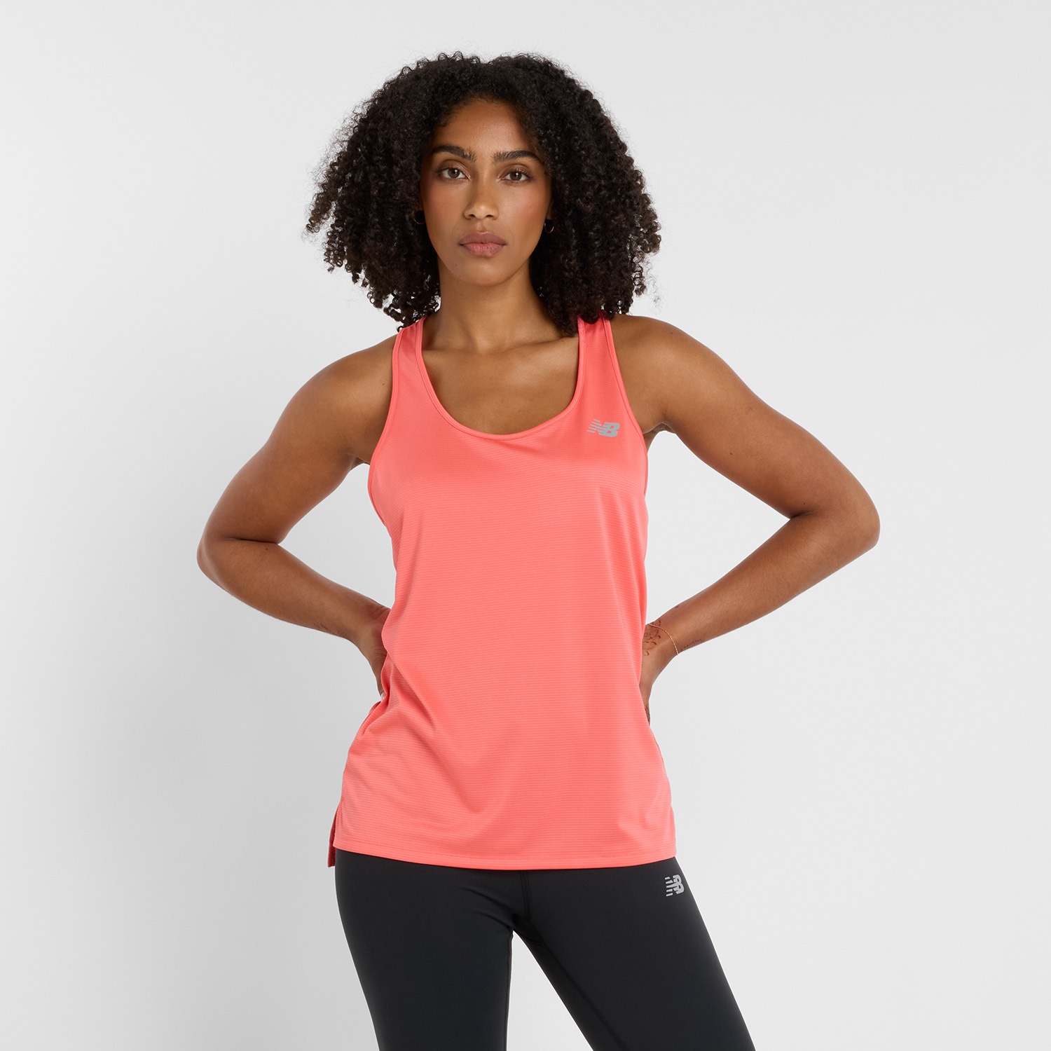 New Balance Tanktop »Sport Essentials Tank PINK TAFFY«, mit Ringerrücken von New Balance