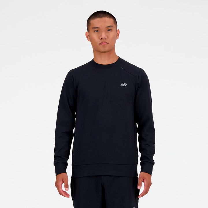 New Balance Tech Knit Crew Langarmshirt schwarz von New Balance