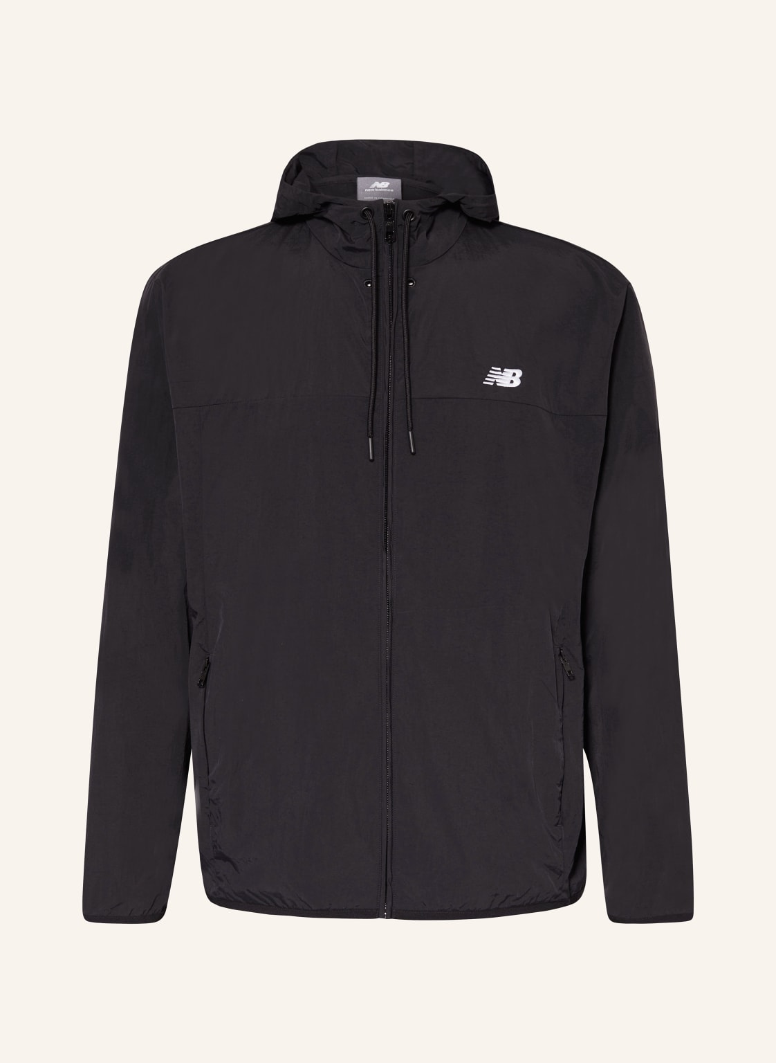 New Balance Trainingsjacke Athletics Woven schwarz von New Balance