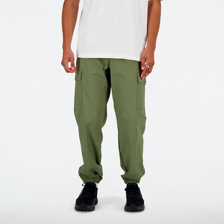 New Balance Twill Cargo Jogger Freizeithose moos von New Balance