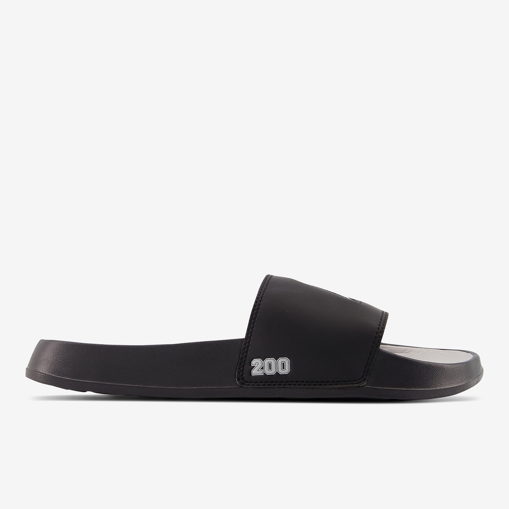 New Balance U 200 Slides v2 Freizeitsandalen Unisex, schwarz, Grösse: 36 von New Balance