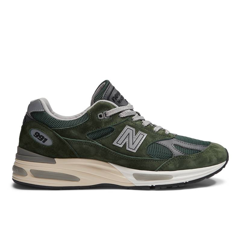 New Balance U991GR2 Herren Freizeitschuhe, Grün von New Balance