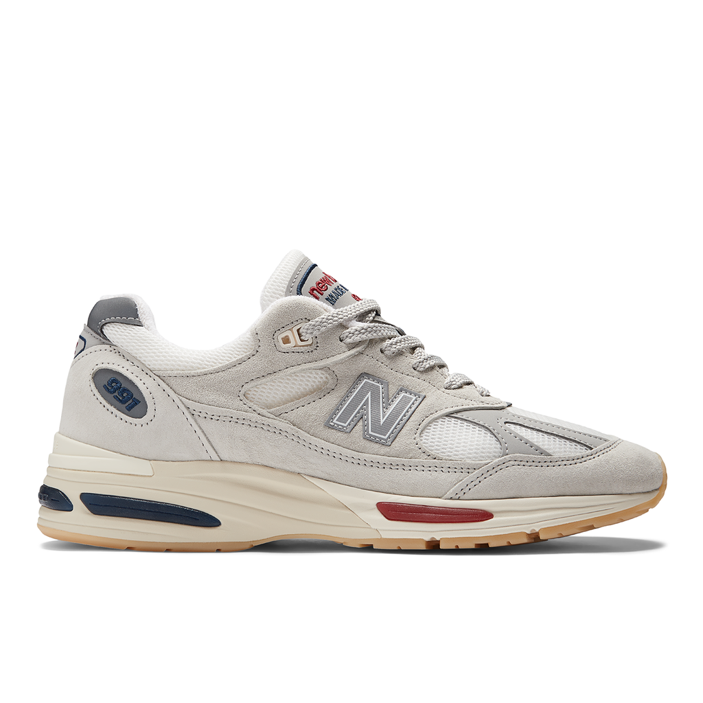 New Balance M 991 v2 MiUK Vintage Sport Freizeitschuhe Herren, beige, Grösse: 36 von New Balance