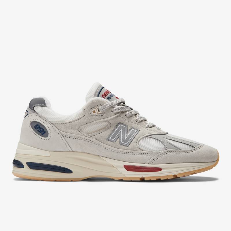 New Balance M 991 v2 MiUK Vintage Sport Freizeitschuhe Herren, beige, Grösse: 36 von New Balance