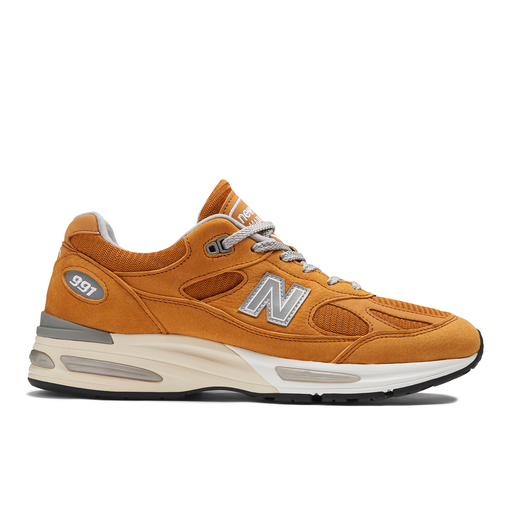 New Balance U991YE2 Herren Freizeitschuhe, Orange von New Balance