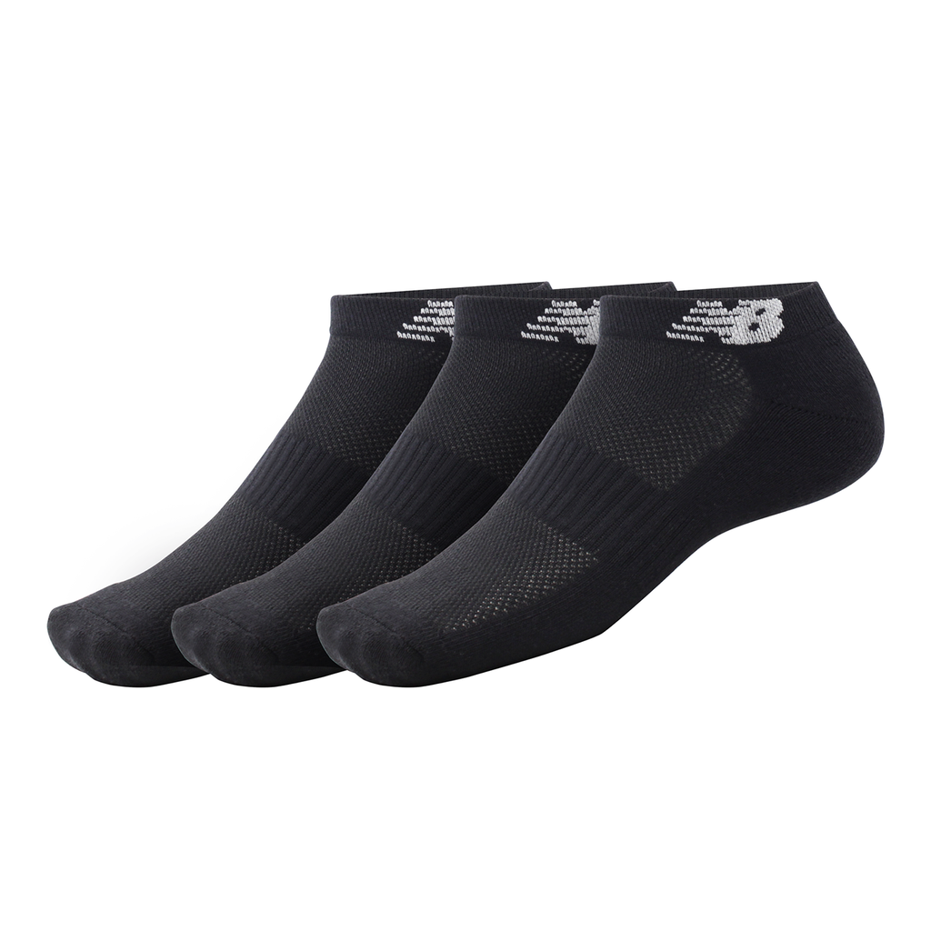 New Balance Unisex Funktionssocken Unisex Response Performance No Show Socks 3 Pack, Schwarz, ideal für Training, Fitness & Running von New Balance