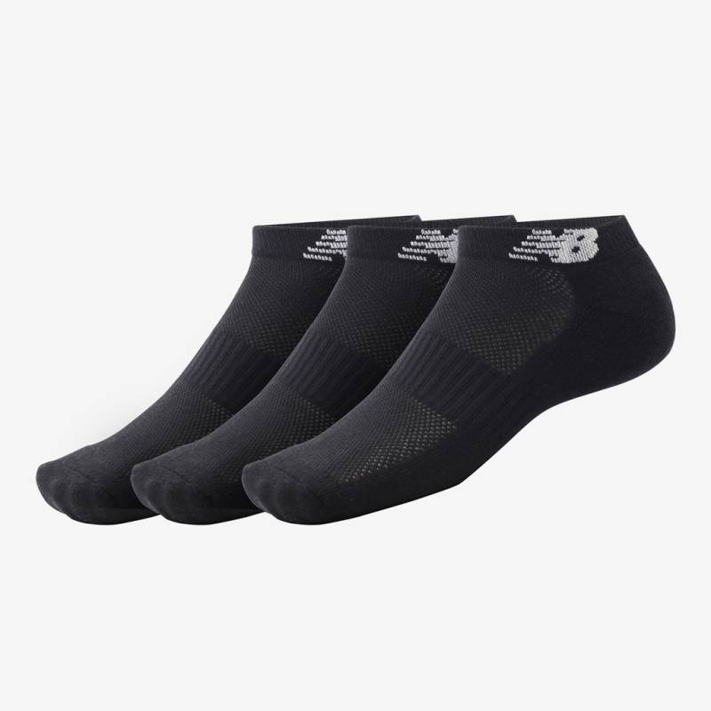 New Balance Unisex Response Performance No Show Socks 3 Pack  Unisex, schwarz, Grösse: S von New Balance