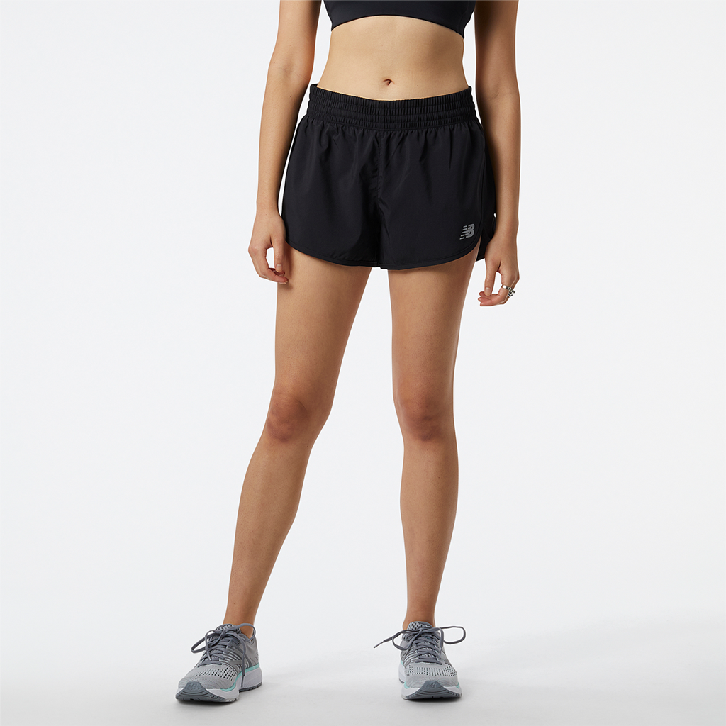 New Balance W Accelerate 2.5 inch Short Athletic Fit Damen, schwarz, Grösse: XS von New Balance