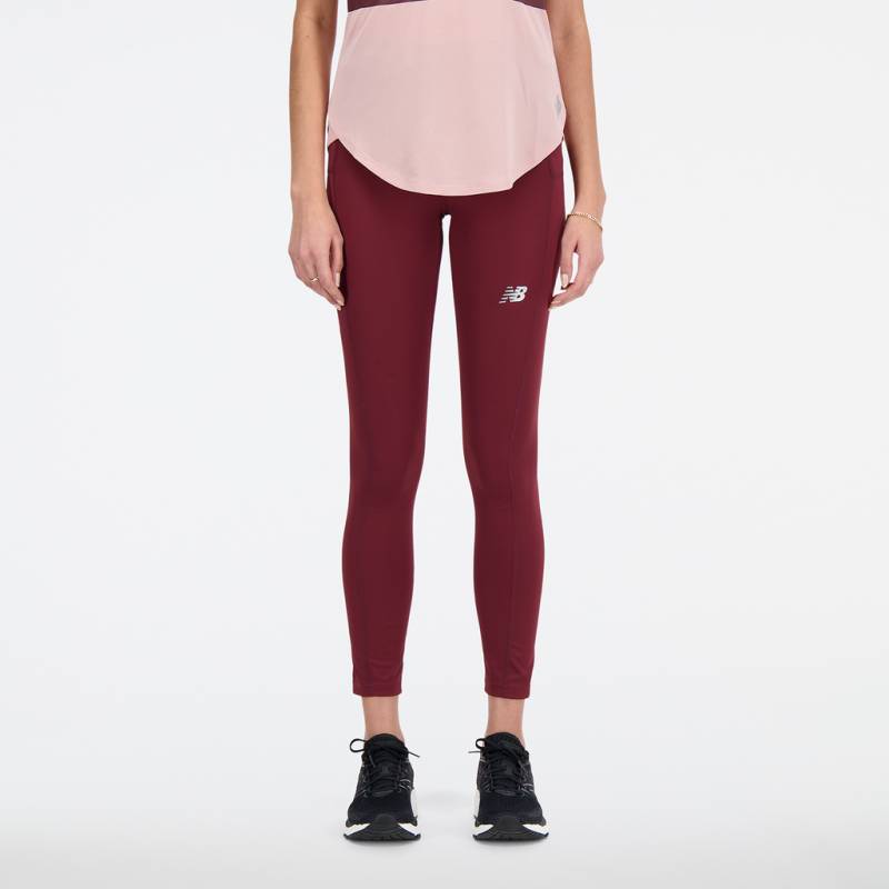 New Balance W Accelerate Pacer Tight Fitted Damen, rot, Grösse: XS von New Balance