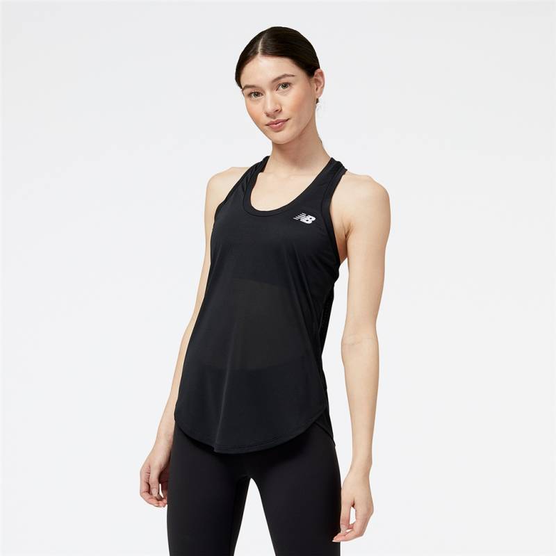 New Balance W Accelerate Tank Athletic Fit Damen, schwarz, Grösse: XS von New Balance