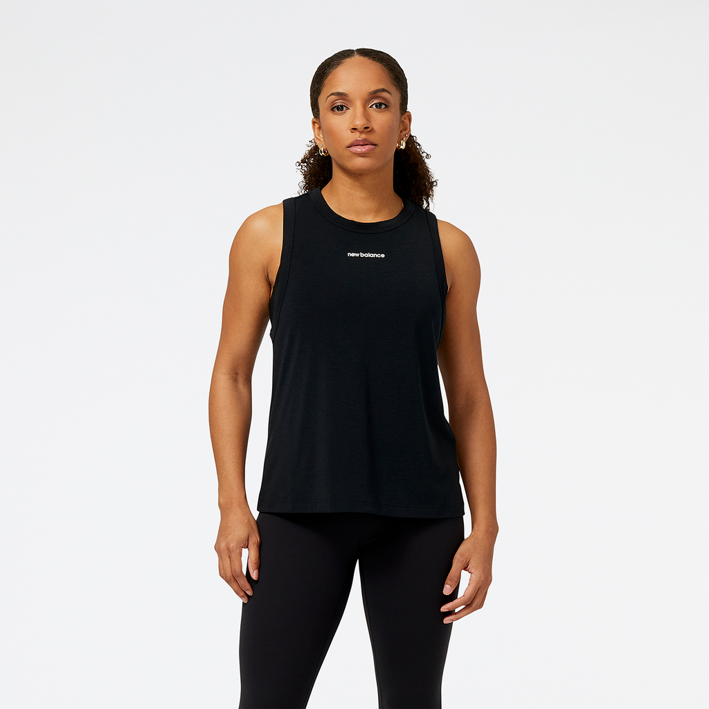 New Balance W Achiever Tank Relaxed Fit Damen, schwarz, Grösse: XS von New Balance