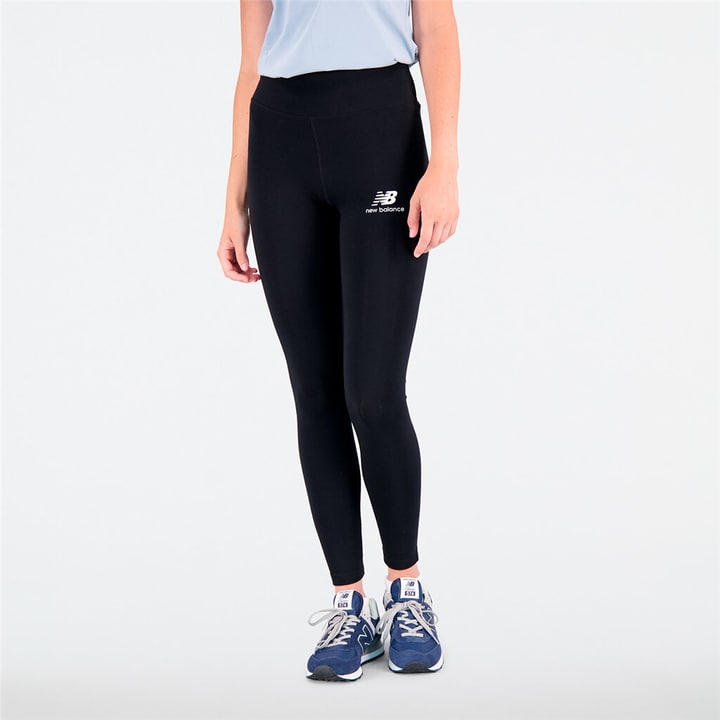 New Balance W Essentials Stacked Logo Legging Leggings schwarz von New Balance