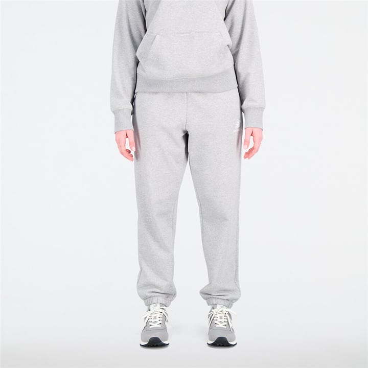 New Balance W Essentials Stacked Logo Sweatpant Trainerhose hellgrau von New Balance