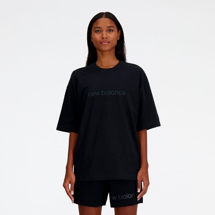 New Balance W Hyper Density Jersey Oversized T-Shirt T-Shirt schwarz von New Balance