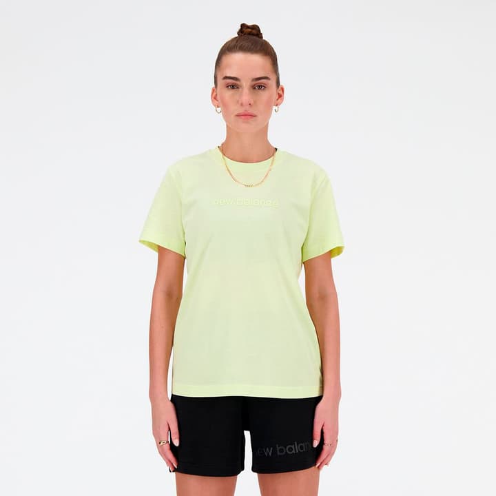 New Balance W Hyper Density Jersey T-Shirt T-Shirt hellgelb von New Balance