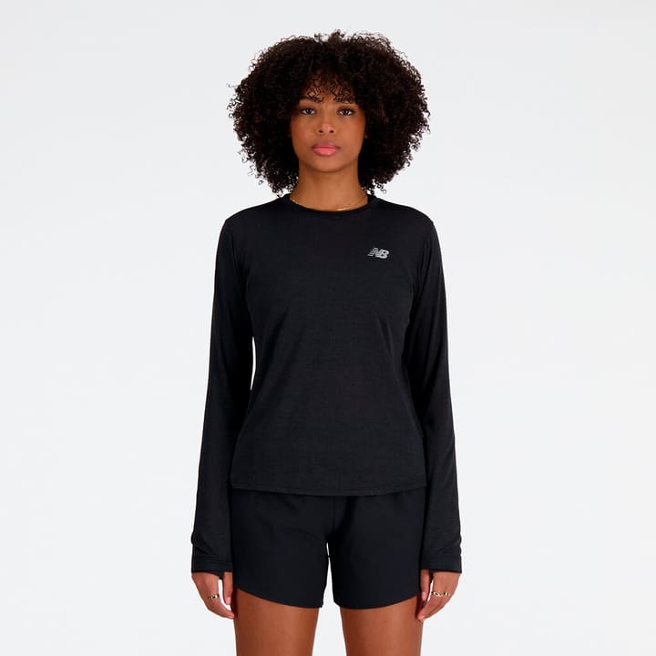 New Balance W NB Athletics Long Sleeve Langarmshirt schwarz von New Balance