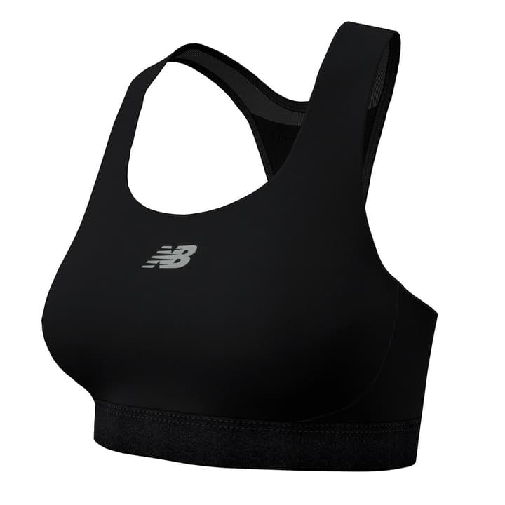 New Balance W NB Athletics Medium Support Sleek Sports Bra Sport-BH schwarz von New Balance