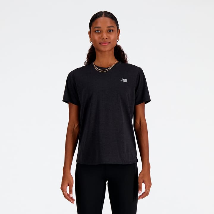 New Balance W NB Athletics Short Sleeve T-Shirt schwarz von New Balance
