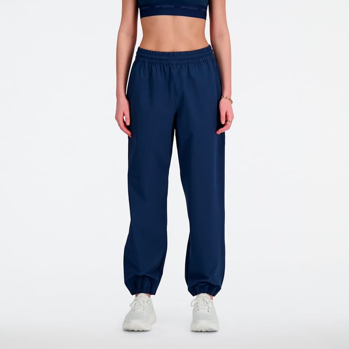 New Balance W NB Athletics Stretch Woven Jogger Freizeithose blau von New Balance