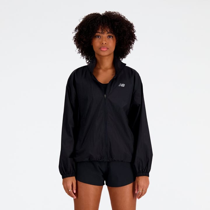 New Balance W NB Athletics Woven Jacket Laufjacke schwarz von New Balance