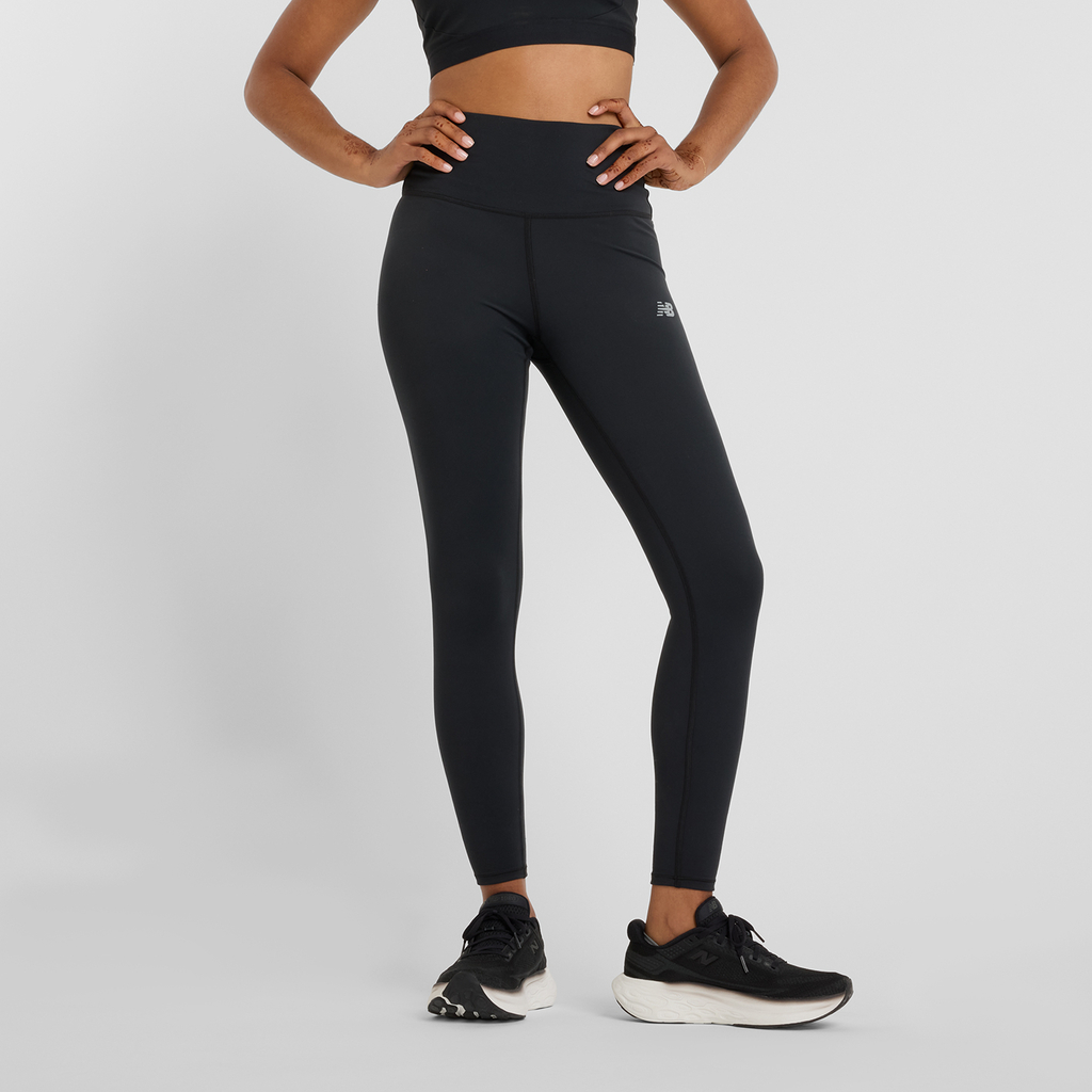 New Balance W NB Harmony High Rise Legging 25" Fitted Damen, schwarz, Grösse: XXS von New Balance