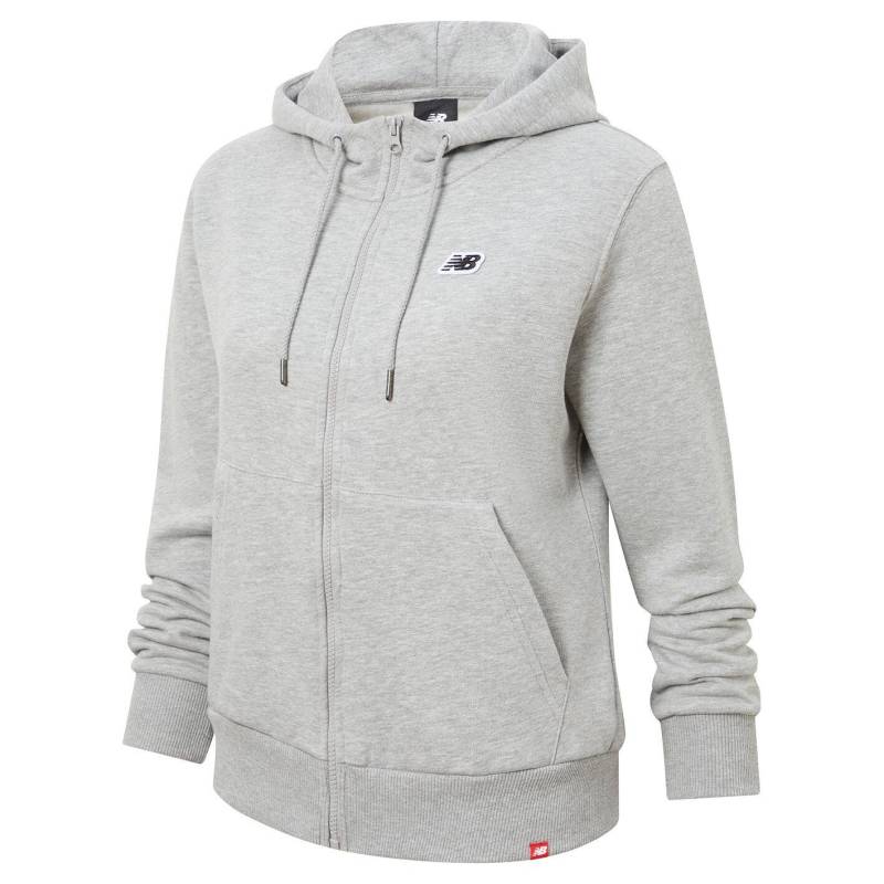 New Balance W NB Small Logo Zip Hoodie-S S von New Balance