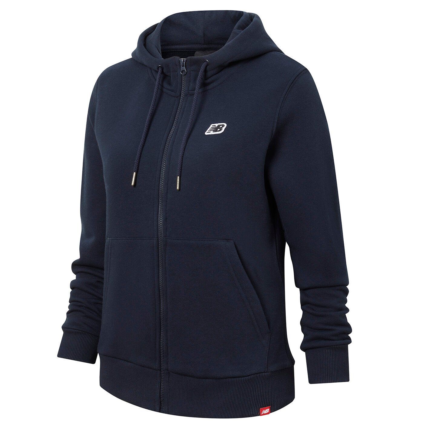 New Balance W NB Small Logo Zip Hoodie-S S von New Balance