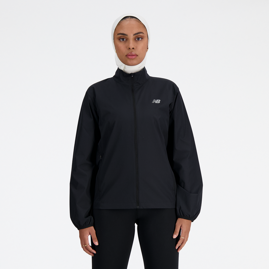 New Balance W New Balance Active Woven Jacket Regular Fit Damen, schwarz, Grösse: XS von New Balance