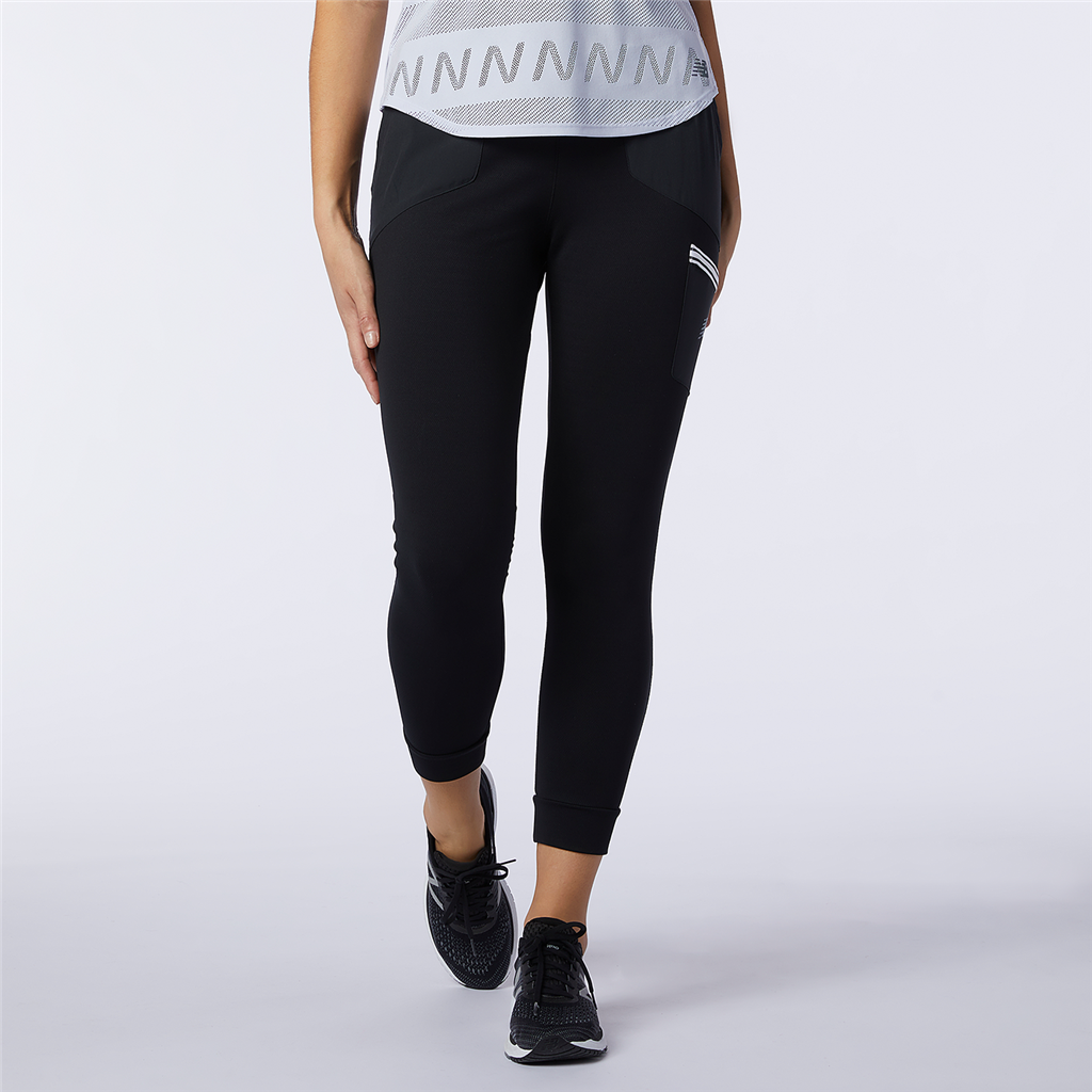 New Balance W Q Speed Jogger Athletic Fit Damen, schwarz, Grösse: XS von New Balance