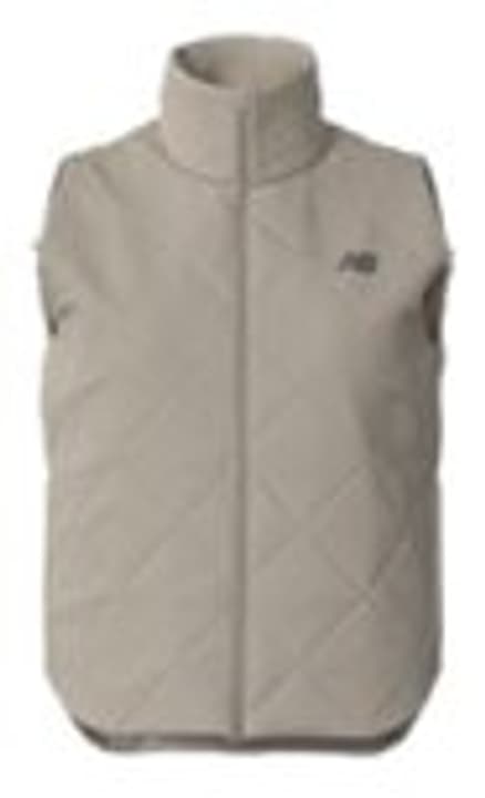 New Balance W Quilted Vest Gilet beige von New Balance