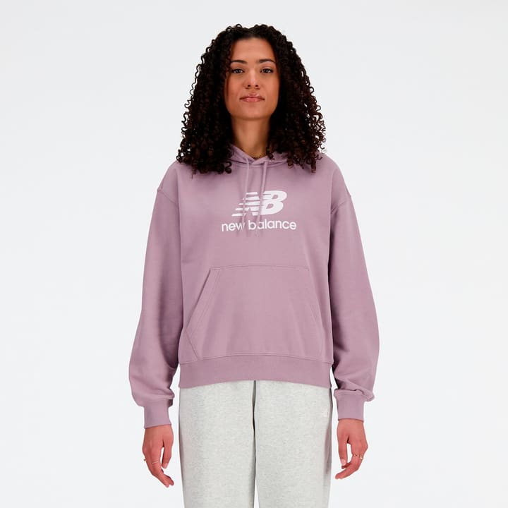 New Balance W Sport Essentials French Terry Stacked Logo Hoodie Hoodie fuchsia von New Balance