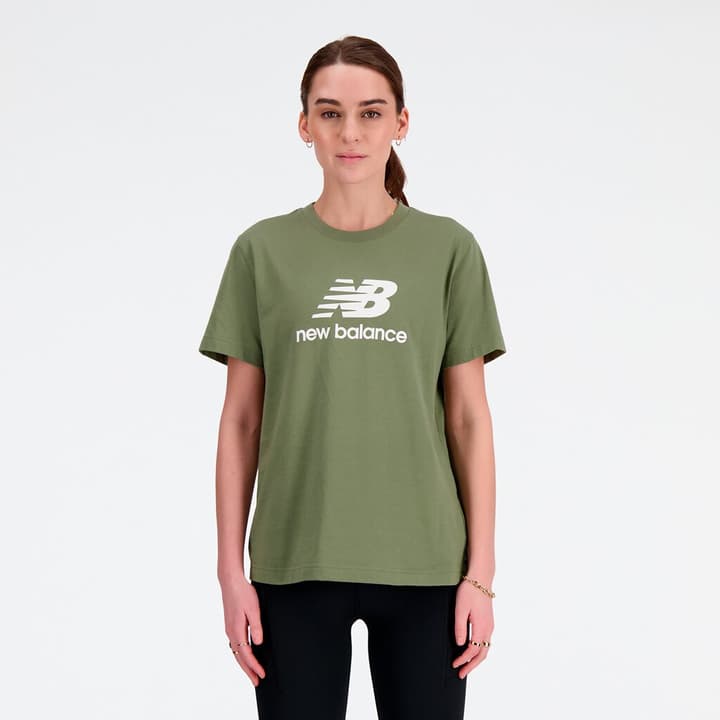 New Balance W Sport Essentials Jersey Logo T-Shirt T-Shirt moos von New Balance