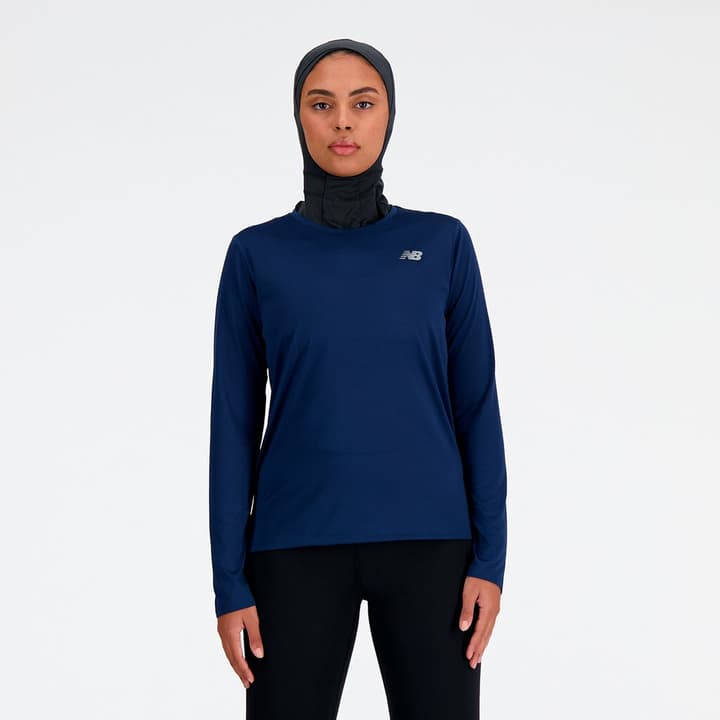 New Balance W Sport Essentials Long Sleeve Langarmshirt marine von New Balance