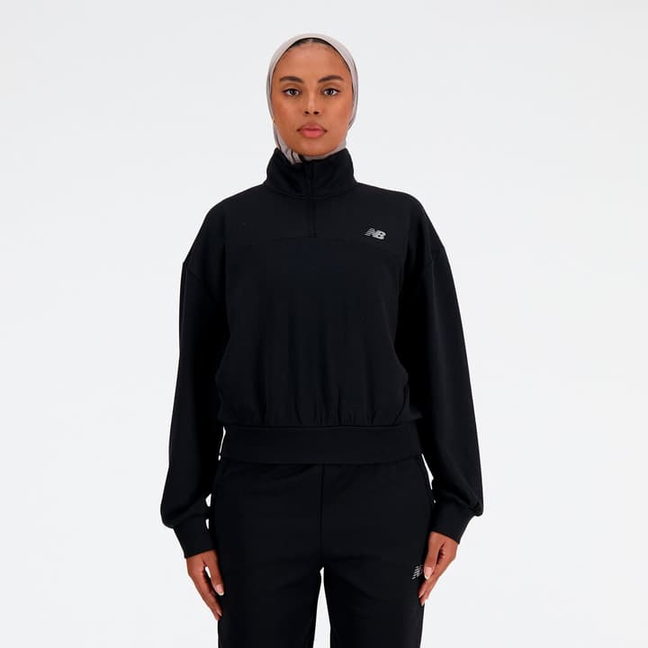 New Balance W Triple Knit Spacer Pullover Pullover schwarz von New Balance